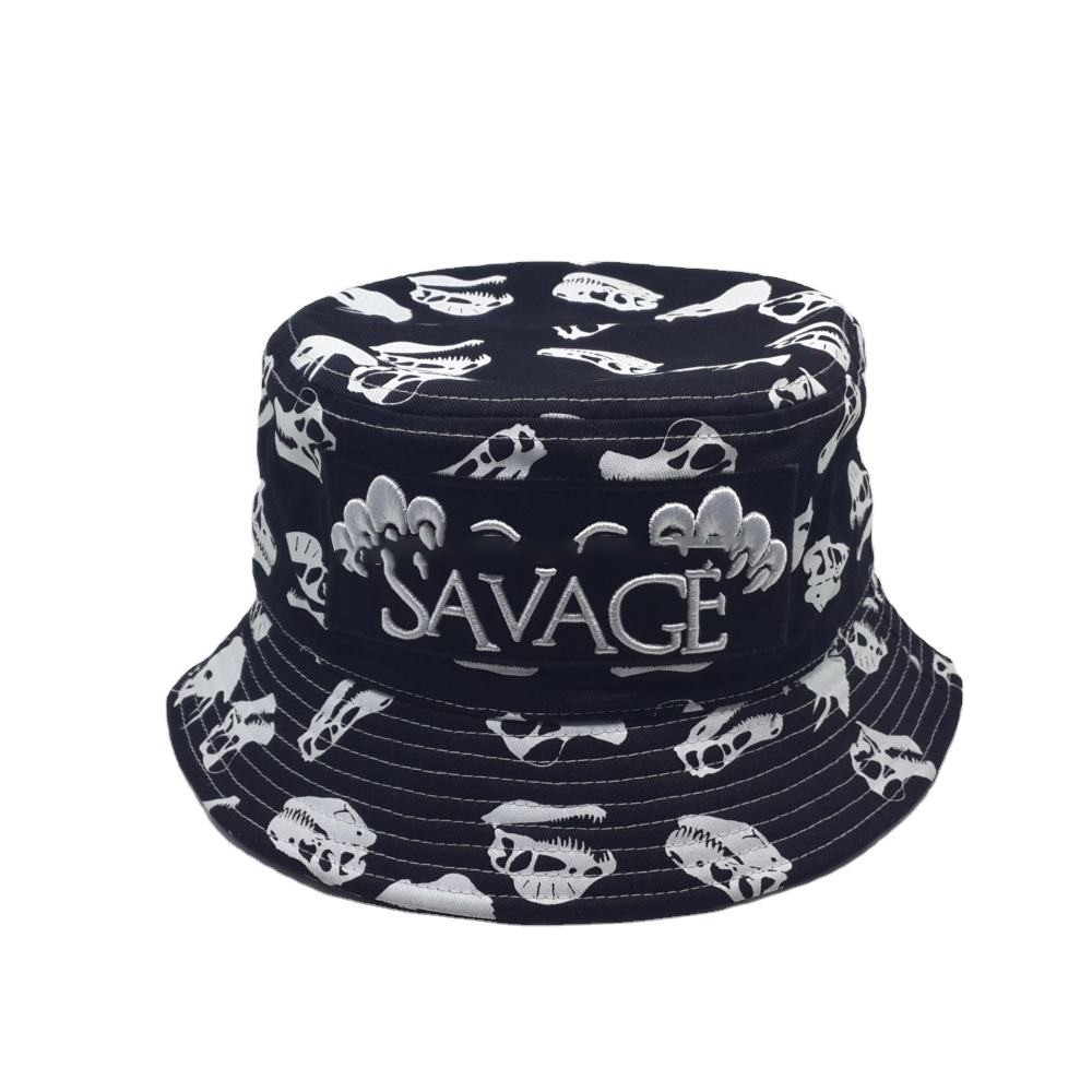 100% cotton bucket hat cartoon bucket hat solid color sublimation printing