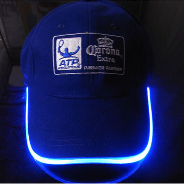 Custom embroidery logo and Baseball Cap with multi-color led lights cap
