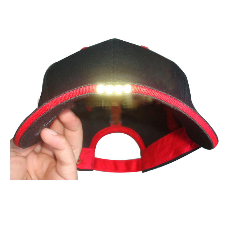Flashing Light Up Baseball Caps / LED light Caps / LED Hats 5 panel hats lights cap