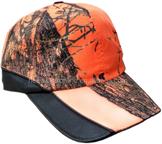 Wholesale Custom Baseball cap orange Camo Cap Landscape painting hat vintage cap baseball