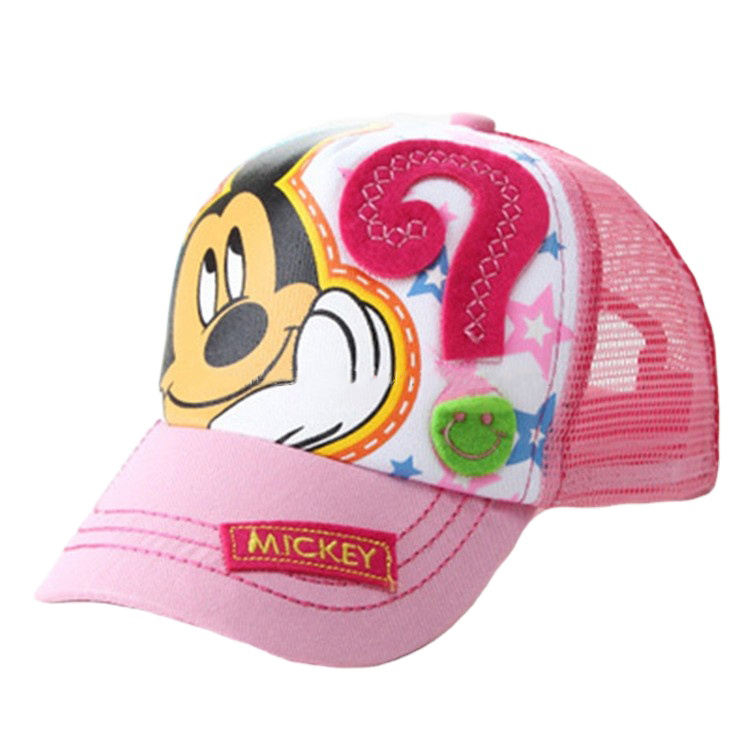 Children Cartoon Print Cap Children Baseball 6 Panel High Quality Mesh Cap